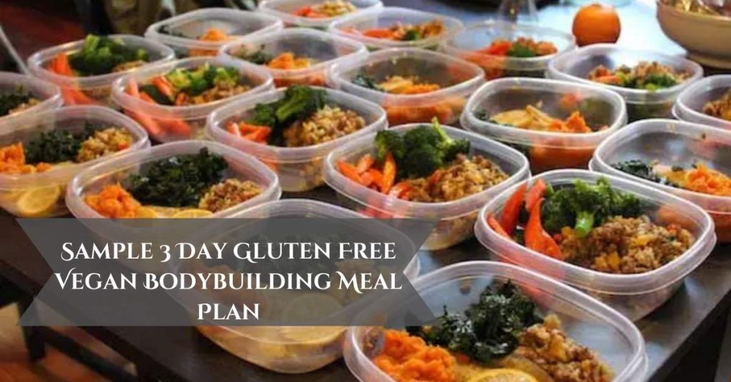 Sample 3 Day Gluten Free Vegan Bodybuilding Meal Plan